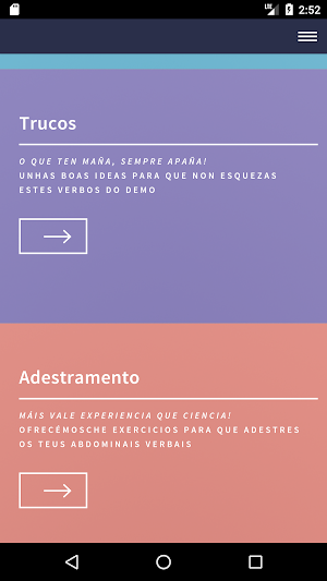 Ximnasio dos Verbos Screenshot 1
