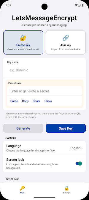 LetsMessageEncrypt Screenshot 0