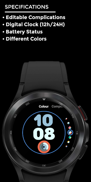 Nighty Digital 17 - watch face Screenshot 3