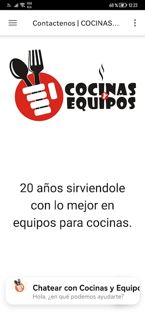 COCINAS Y EQUIPOS Screenshot 2