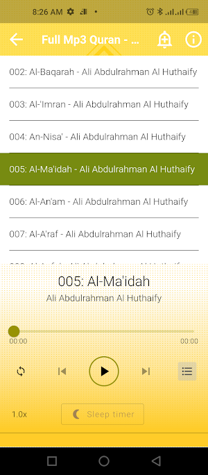 Ali Al Huzaify Mp3 Quran Screenshot 3
