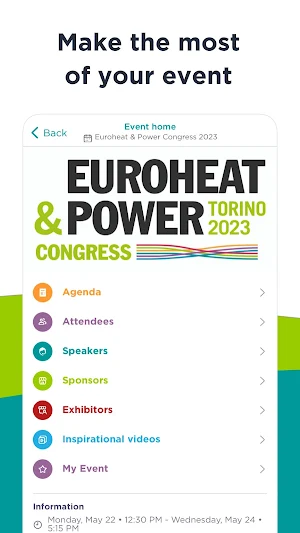 EHPCongress Screenshot 1