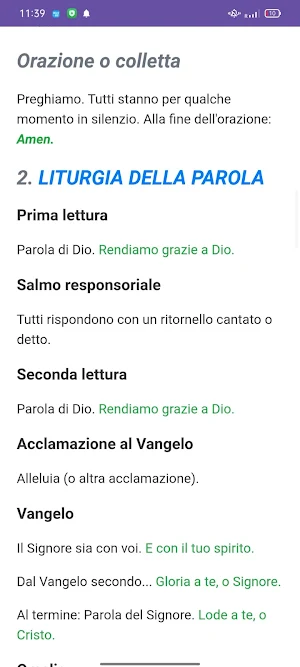 Santa Messa (Italian) Screenshot 2