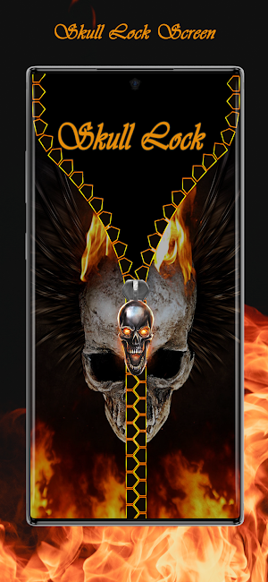 Skull Lock Screen & Wallpaper Screenshot 2