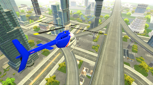 City Helicopter Simulator Game Screenshot 1