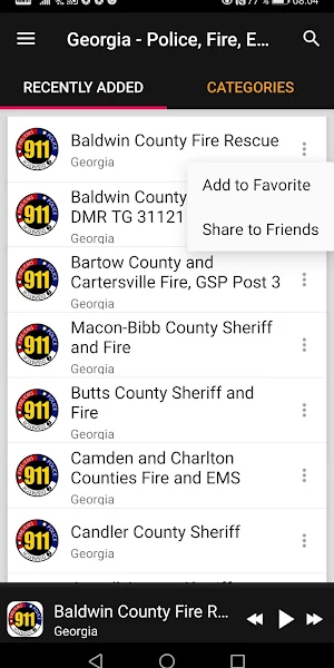 Police Scanner Radio - Georgia, USA Screenshot 1