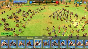 Epic War Simulator - WW2 Battle Strategy Games Screenshot 1