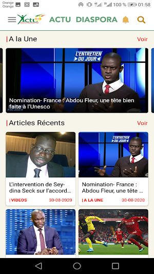 Actu Diaspora Screenshot 2