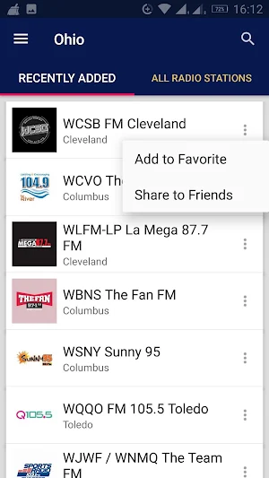Ohio Radio Stations - USA Screenshot 1
