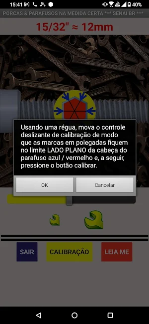 Porcas e parafusos - SENAI BR Screenshot 1