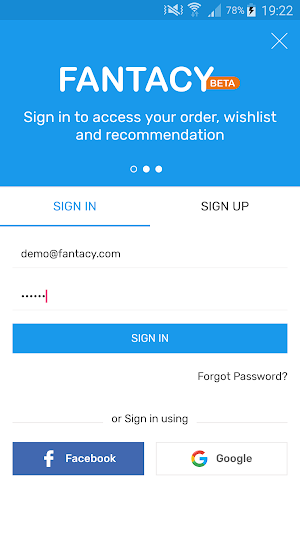 Fantacy Screenshot 2