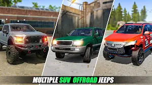 SUV OffRoad Jeep Driving Games Screenshot 2