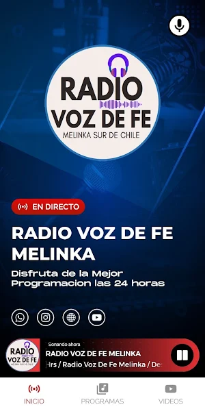 Radio Voz De Fe Melinka Screenshot 0