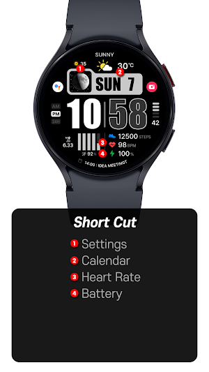 SamWatch Digital Neon 1 Screenshot 2
