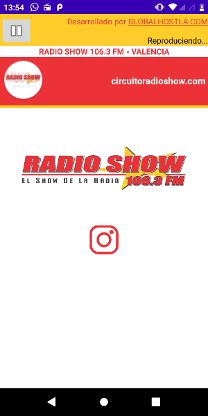 RADIO SHOW 106.3 FM - VALENCIA Screenshot 0