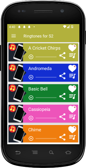 Old Ringtones for Galaxy S2 Screenshot 3