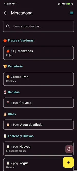 ComprApp Screenshot 2