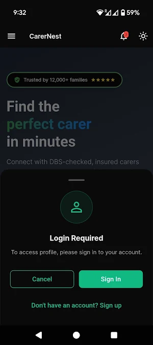 CarerNest Screenshot 2