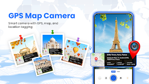 GPS Map, Location Stamp Camera Screenshot 0