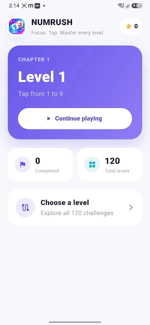 NumRush: Number Tap Puzzle Screenshot 1