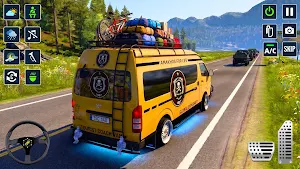 Mini Bus Simulator:Van Driving Screenshot 1
