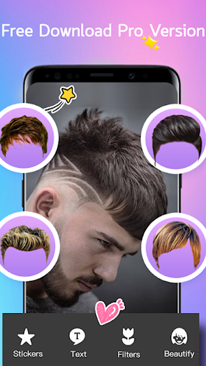 Hairstyle Changer Photo Editor Screenshot 3