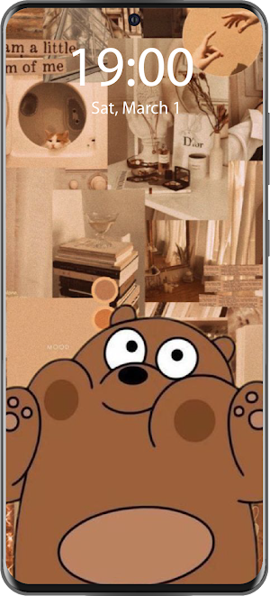 Brown Live Wallpaper Parallax Screenshot 1
