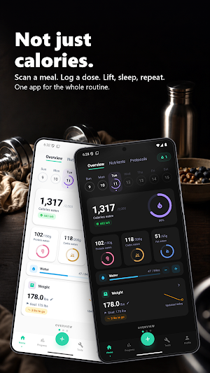 Bodydex: Calorie & Peptide Log Screenshot 0