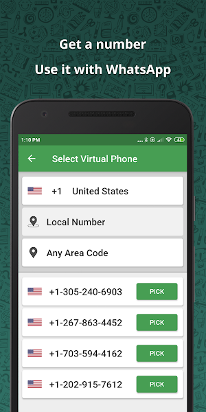 Wabi - Virtual Number for WhatsApp Business Screenshot 0
