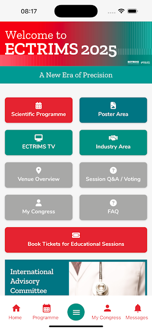 ECTRIMS 2025 Screenshot 0