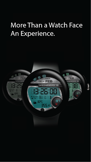Digital Slant Sport Watch Face Screenshot 3