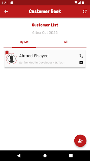 Customer Book Screenshot 2