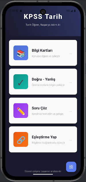 KPSS Tarih Soru Bankası Screenshot 0