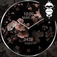 Spring Bloom 2 pink watch face