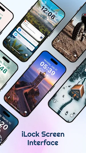 Lock Screen OS : Color Widgets Screenshot 1