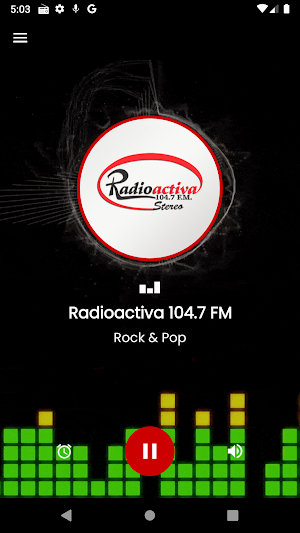Radioactiva 104.7 Screenshot 1