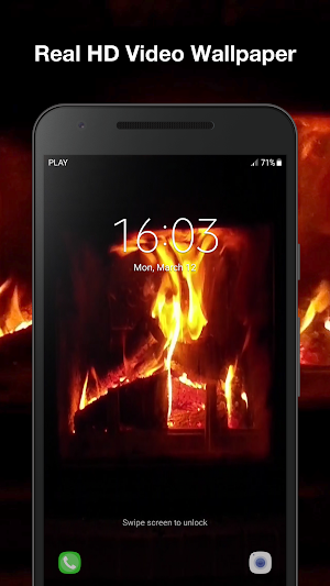 Fireplace Live Wallpaper Screenshot 2