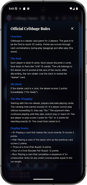 Offline Cribbage Master Ai Screenshot 3