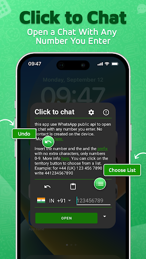 Click to open chat Screenshot 1