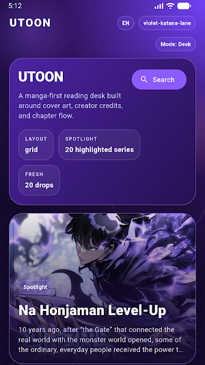 UTOON: Manga Reader Screenshot 0