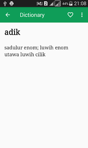 Kamus indonesia Jawa Offline Screenshot 3