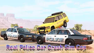 Real Police Car Crash Sim Cop Screenshot 3