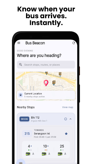 Bus Beacon – SG Bus & MRT Screenshot 0