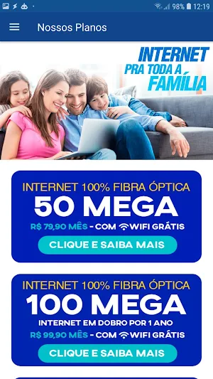 TCOM Internet - Aplicativo Oficial Screenshot 2