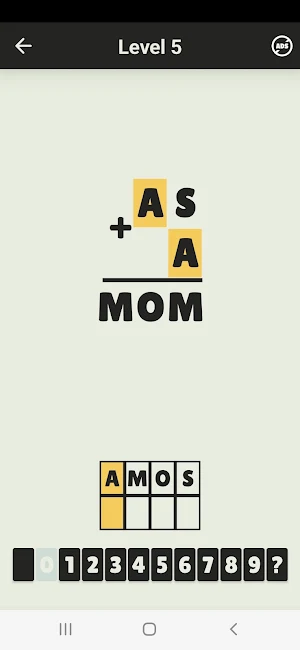 Letters to Numbers: Hard Math Screenshot 3