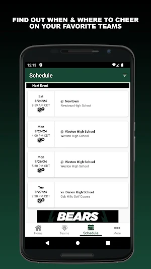 Norwalk Bears Athletics Screenshot 1