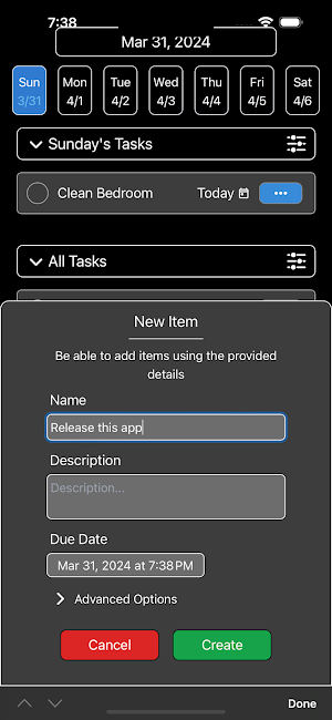 Sequenced: ADHD Manager Screenshot 1