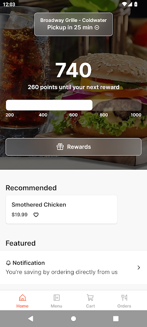 Broadway Grille Screenshot 0