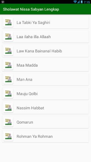 Sholawat Nissa Sabyan Offline + Lirik Lengkap Screenshot 1