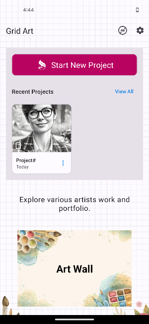 Grid Art - Drawing App Screenshot 0